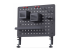 StarTech.com Clamp-On Pegboard with Accessories, 16.5 x 12.5in (42 x 32cm), Steel Pegboard, Desktop Storage Organizer, Desk Mount Peg Board, Black - Höger vinkel