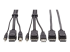 Eaton Tripp Lite Series Dual DisplayPort KVM Cable Kit 4K USB 3.5 mm Audio 3xM/3xM 6ft - Närbild